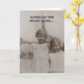  zussen Altijd en eeuwig liefde Kaart (Gele Bloem)