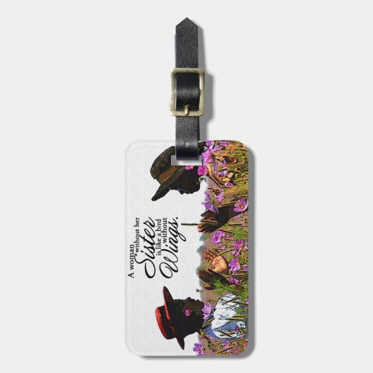 Zussen Bagagelabel (Voorkant verticaal)