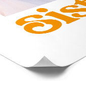 Zussen | Boho Retro Sun en Foto Poster (Hoek)