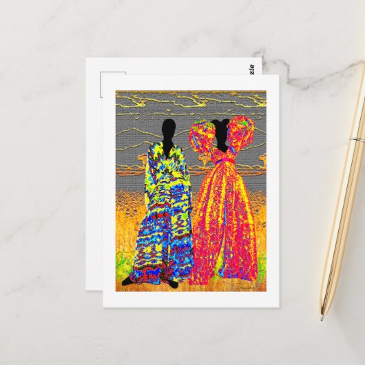 Zussen Briefkaart (Voorkant / Achterkant in situ)