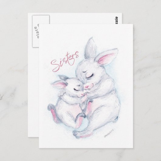 Zussen Briefkaart (Voorkant / Achterkant)