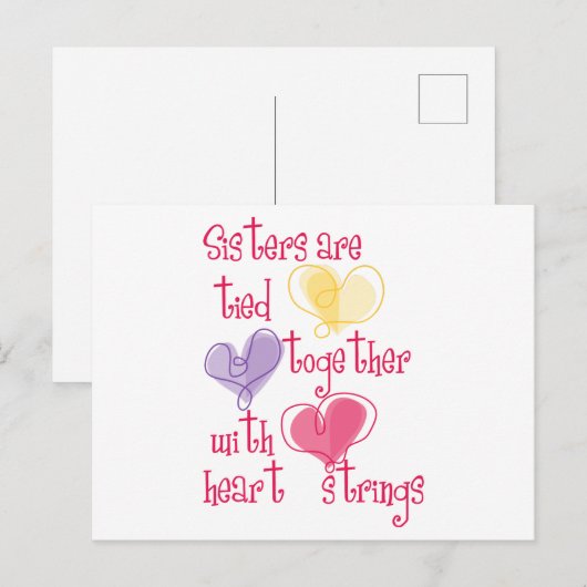 Zussen Briefkaart (Voorkant / Achterkant)