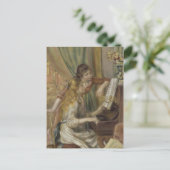 Zussen die de piano afspelen briefkaart (Staand voorkant)