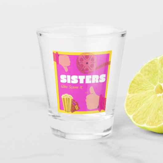 Zussen die het scèneerden schoten glas (Voorkant)