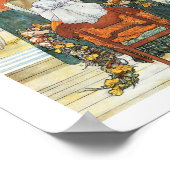 Zussen die vertrekken voor vakantie poster (Hoek)