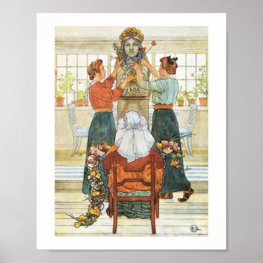 Zussen die vertrekken voor vakantie poster (Voorkant)