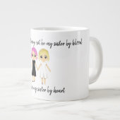 Zussen door hart grote koffiekop (Voorkant rechts)