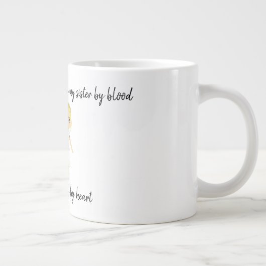 Zussen door hart grote koffiekop (Rechts)