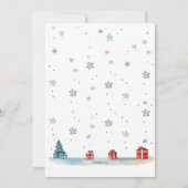 Zussen drie kerstdagen kaart (Achterkant)