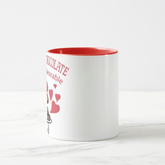 Zussen en chocolade mok (Midden)