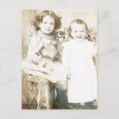 Zussen en kant briefkaart (Voorkant)