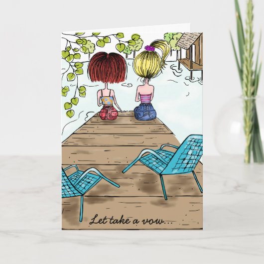 Zussen en vrienden kaart (Voorkant)