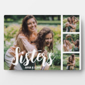 Zussen Gepersonaliseerd Foto Collage Plaque Fotoplaat (voorkant)