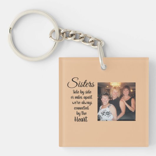 Zussen Gepersonaliseerd Sleutelhanger (voorkant)