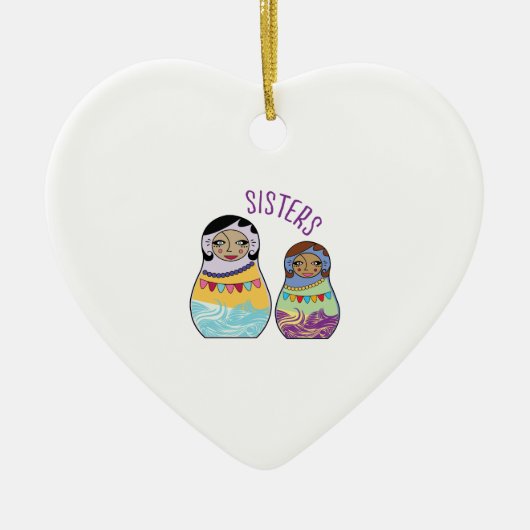 Zussen Keramisch Ornament (Voorkant)