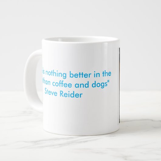 Zussen, koffie en honden grote koffiekop (Links)