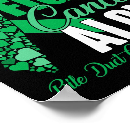 Zussen laten zussen alleen kanker bestrijden D Poster (Hoek)