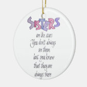 Zussen lijken op sterren keramisch ornament (Links)