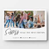 Zussen maken de beste vrienden 3 Foto Keepslag Fotoplaat (voorkant)