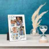 Zussen maken de beste vrienden foto collage fotoplaat (Zijkant)