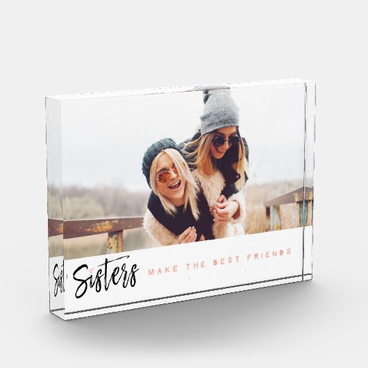 Zussen maken de beste vrienden van de enige foto-c fotoblokken (Links)