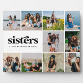 Zussen | Modern Square 10 Foto's Collage Custom Fotoplaat (Voorkant)