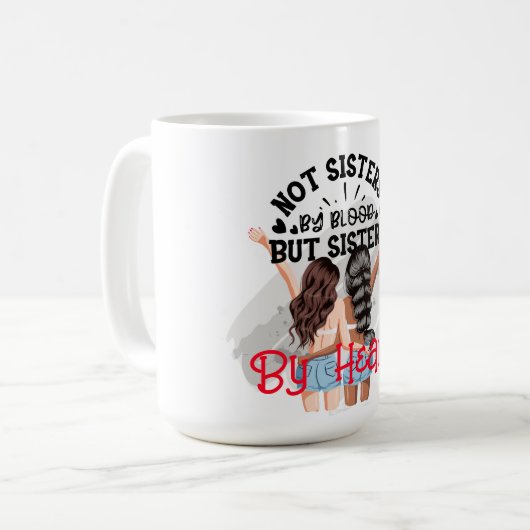 Zussen op hart koffiemok (Voorkant links)