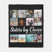 Zussen op keuzefoto Collage Persoonlijk BFF Fleece Deken (Voorkant)