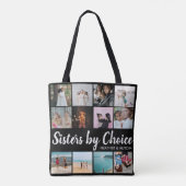 Zussen op keuzefoto Collage Persoonlijk BFF Tote Bag (Achterkant)