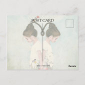Zussen, tweelingen, fijne kunst briefkaart (Achterkant)