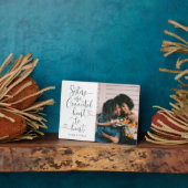 Zussen Verbonden hart met hart | Foto zuster Fotoplaat (Zijkant)