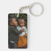 Zussen Verbonden hart met hart | Zuster-foto's Sleutelhanger (achterkant)