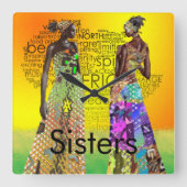 Zussen Vierkante Klok (Voorkant)