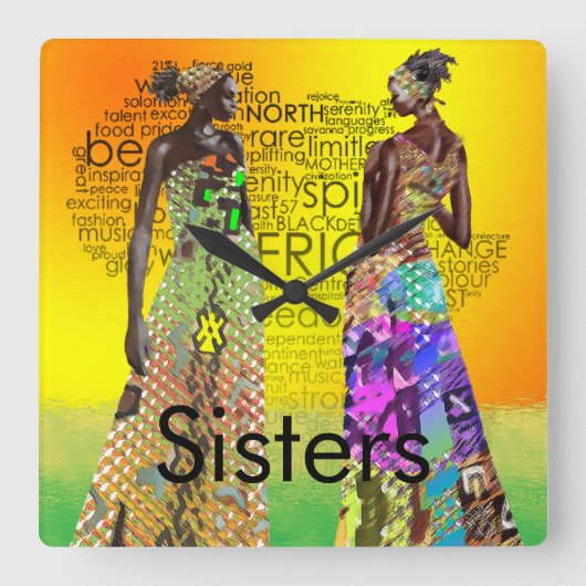 Zussen Vierkante Klok (Voorkant)