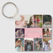 Zussen Voor Altijd – 10 Foto Aangepaste Collage Sl Sleutelhanger (Voorkant)