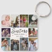Zussen Voor Altijd – 10 Foto Aangepaste Collage Sl Sleutelhanger (Achterkant)