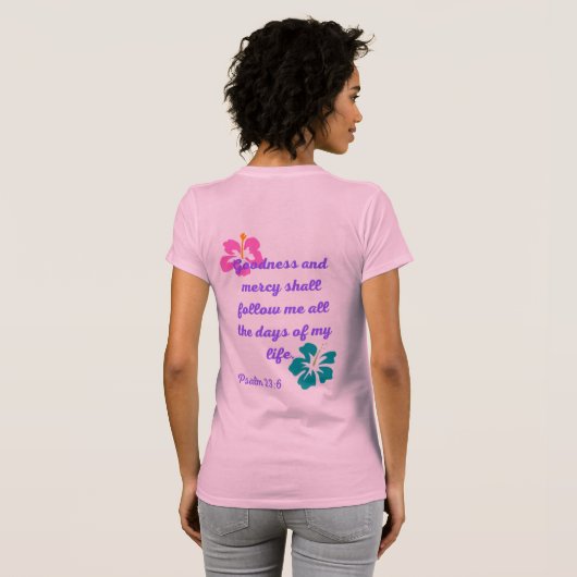 Zussen voor Christus Psalm 23 T shirt (Achterkant volledig)