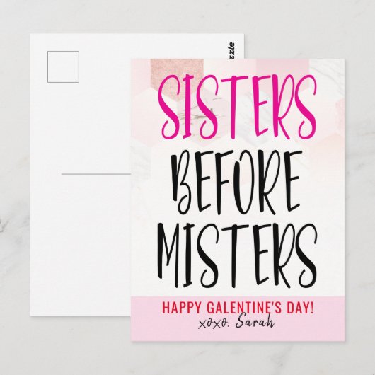 zussen voor de gierdag briefkaart (Voorkant / Achterkant)