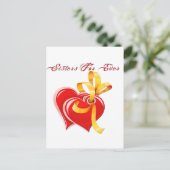 Zussen voor eender welk hart briefkaart (Staand voorkant)