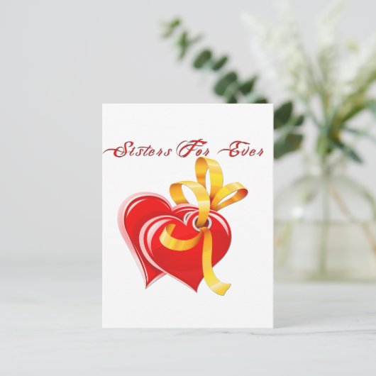 Zussen voor eender welk hart briefkaart (Staand voorkant)