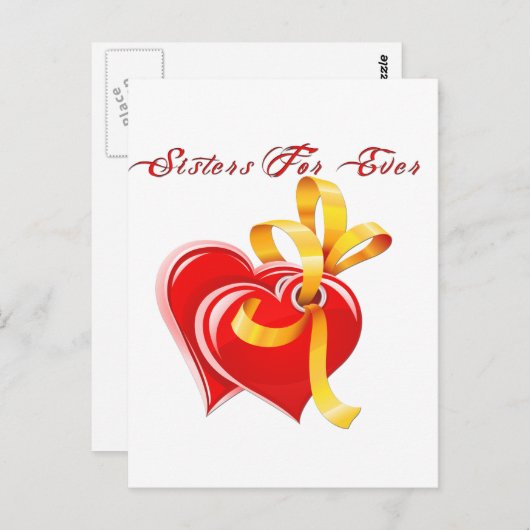 Zussen voor eender welk hart briefkaart (Voorkant / Achterkant)