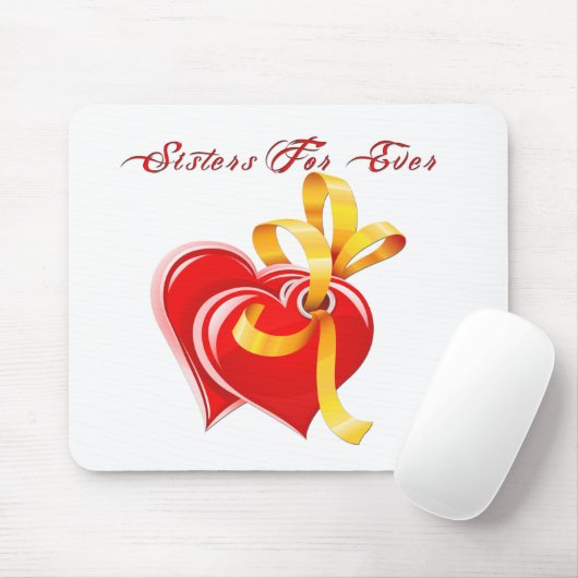 Zussen voor eender welk hart muismat (Met muis)