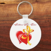 Zussen voor eender welk hart sleutelhanger (Voorkant)