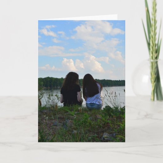 Zussen/vrienden Kaart (Voorkant)