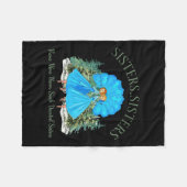 Zussen Witte Kerstfilm 1954 Pyjama Vakantie Fleece Deken (Voorkant (Horizontaal))