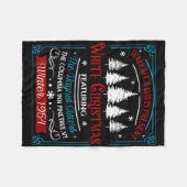 Zussen Witte Kerstfilm 1954 Pyjama Vakantie Fleece Deken (Voorkant (Horizontaal))