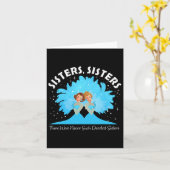 Zussen Witte Kerstfilm 1954 Xmas Snow Pajam Kaart (Gele Bloem)