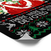 Zussen Witte Kerstfilm Kerstmis Sneeuw Vakantie Pa Poster (Hoek)