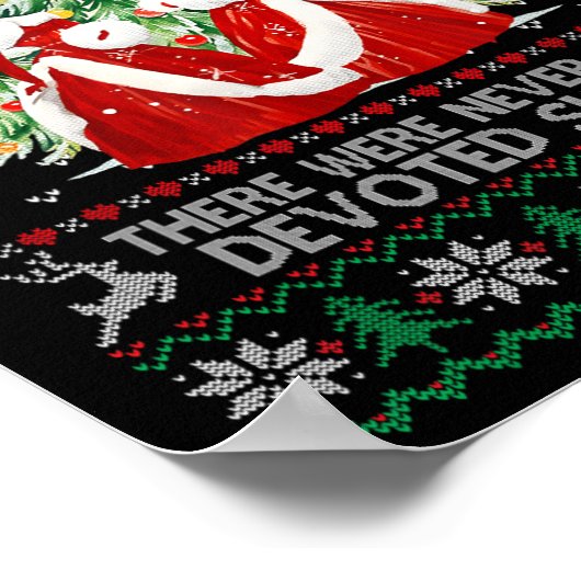 Zussen Witte Kerstfilm Kerstmis Sneeuw Vakantie Pa Poster (Hoek)