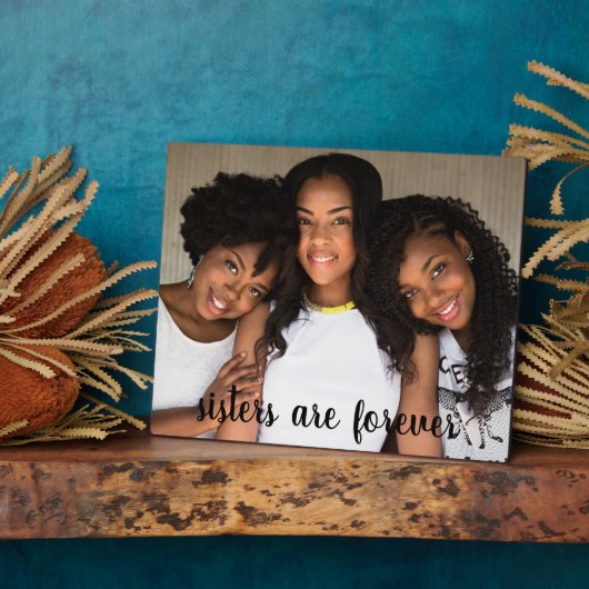 Zussen zijn altijd foto fotoplaat (Zijkant)
